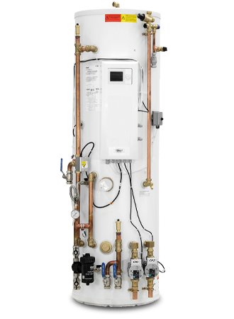 Ideal HP290 DHW Pre-Plumbed Cylinder with Buffer 300L 2 Zone