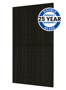 450W N-type Bifacial Double Glass LB All Black with MC4