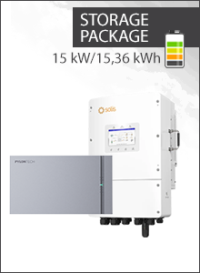 Energy storage package – Pylontech Fidus PRO 3x 5.12 LV battery module and Solis S6-EH3P15K-NV-YD-L